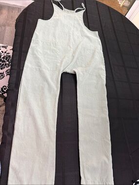 Light Sage women's Overalls Pants - Breathable Casual Jumpsuit